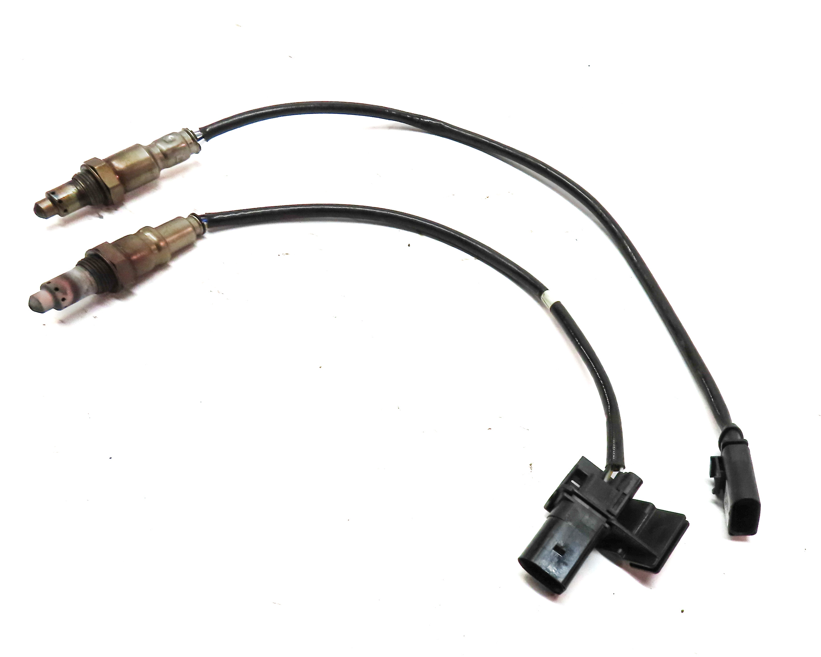 19 AUDI Q5 (FY 80A) 2.0L (DJYA) ENGINE OXYGEN O2 LAMBDA PROBE WIRE SENSOR SET/2 — exact item pictured